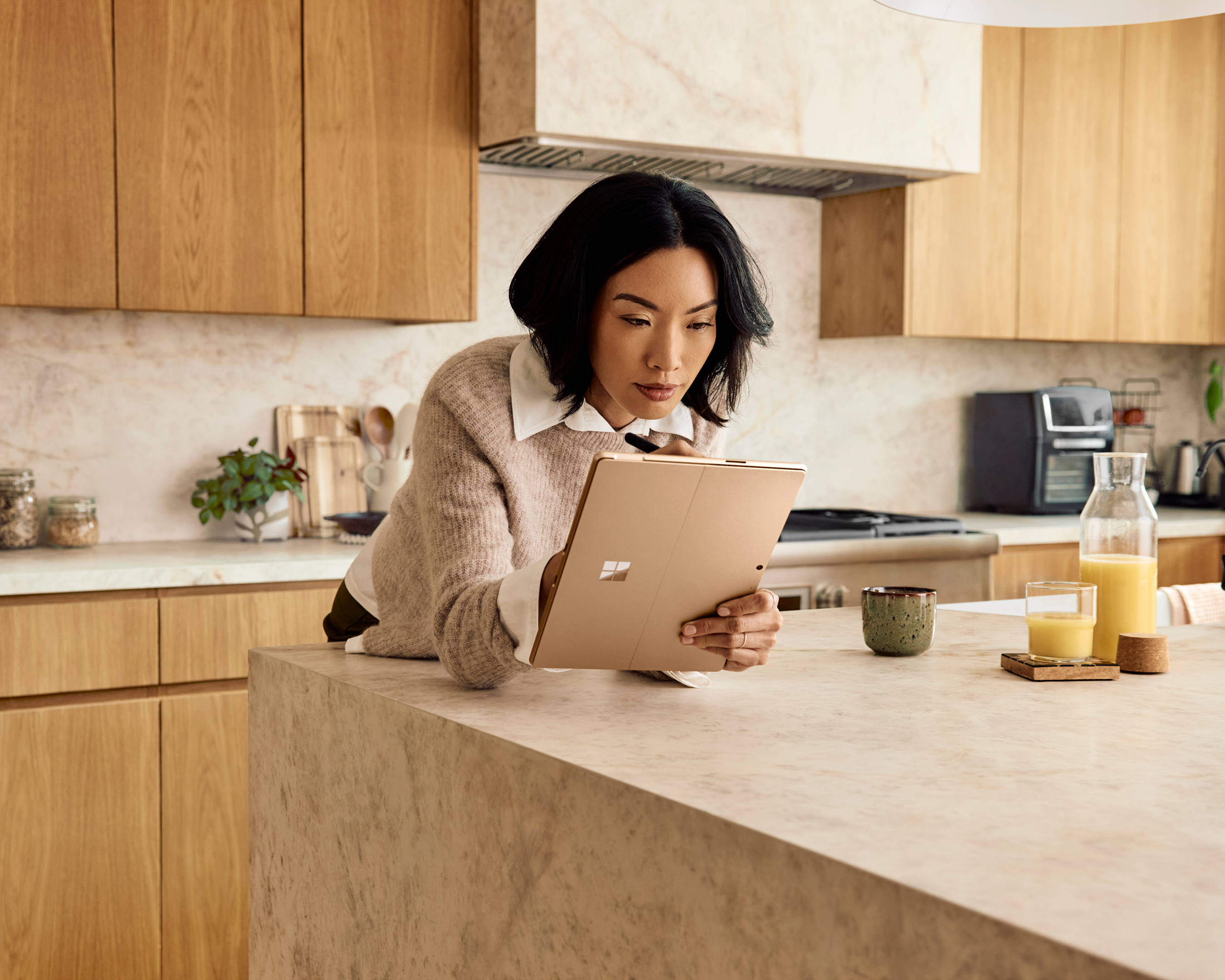 Searching on Surface device