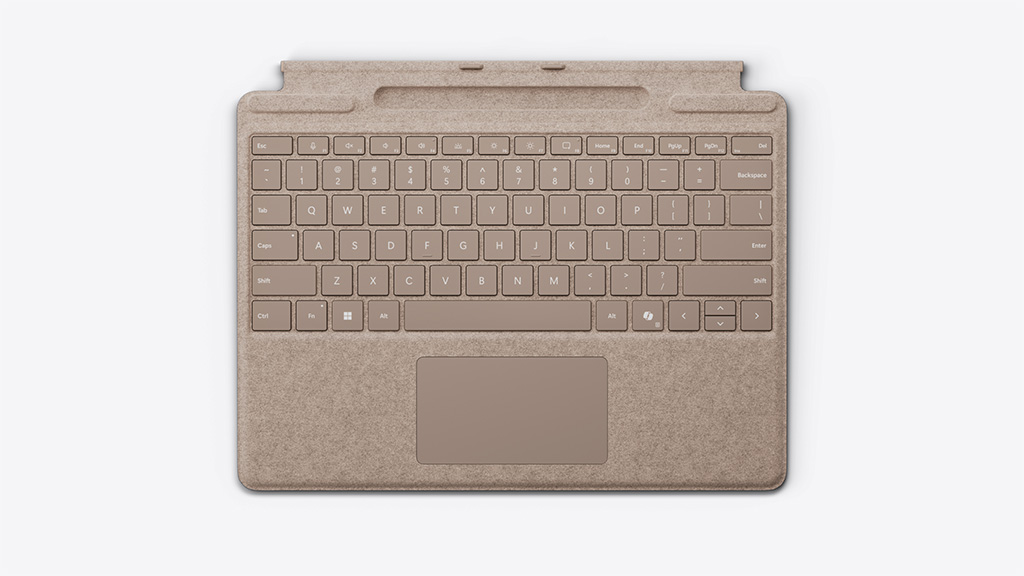 Surface Pro 13-inch Keyboard with pen storage in dune