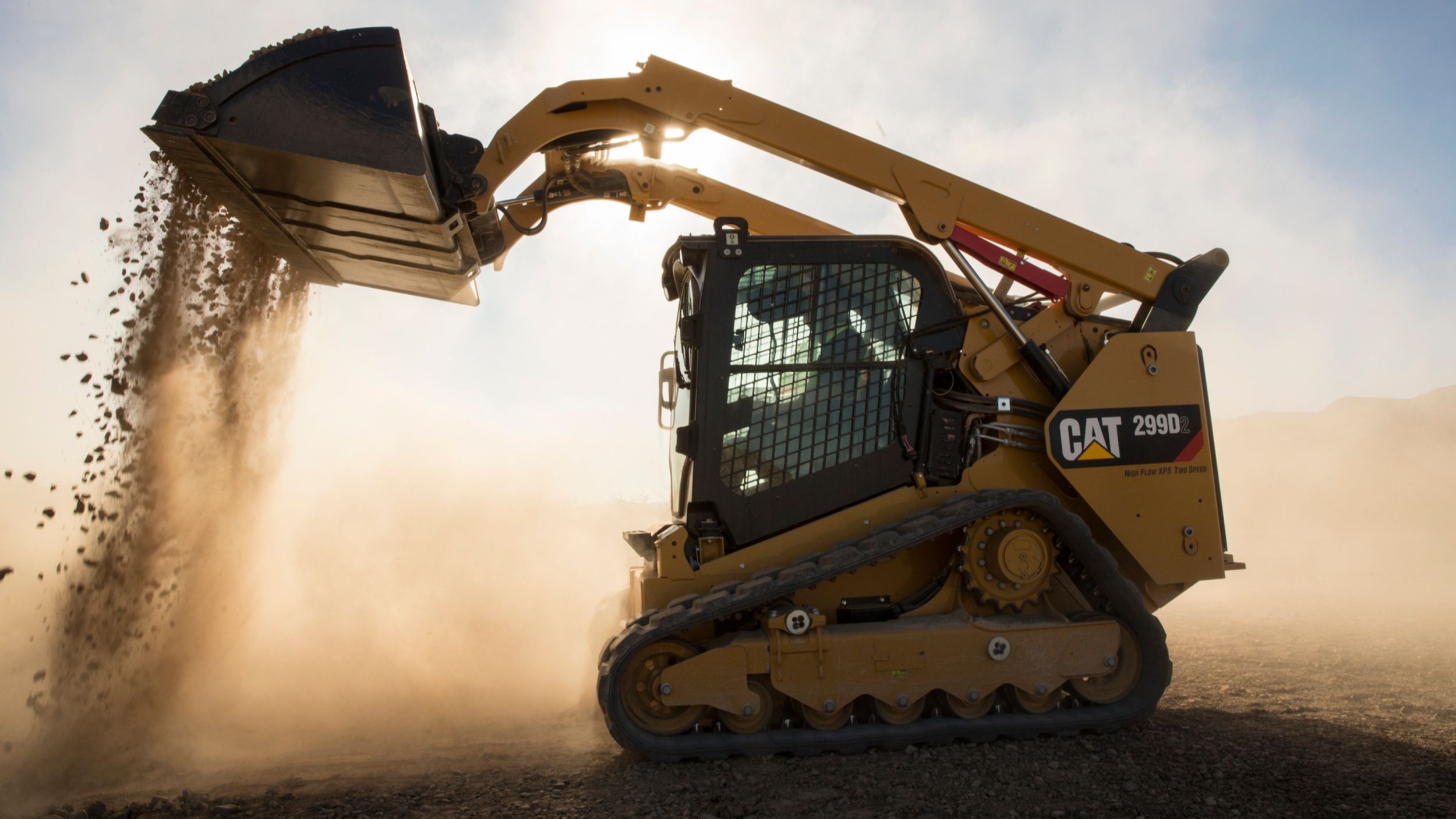 229D2 Compact Track Loader and Industrial Bucket