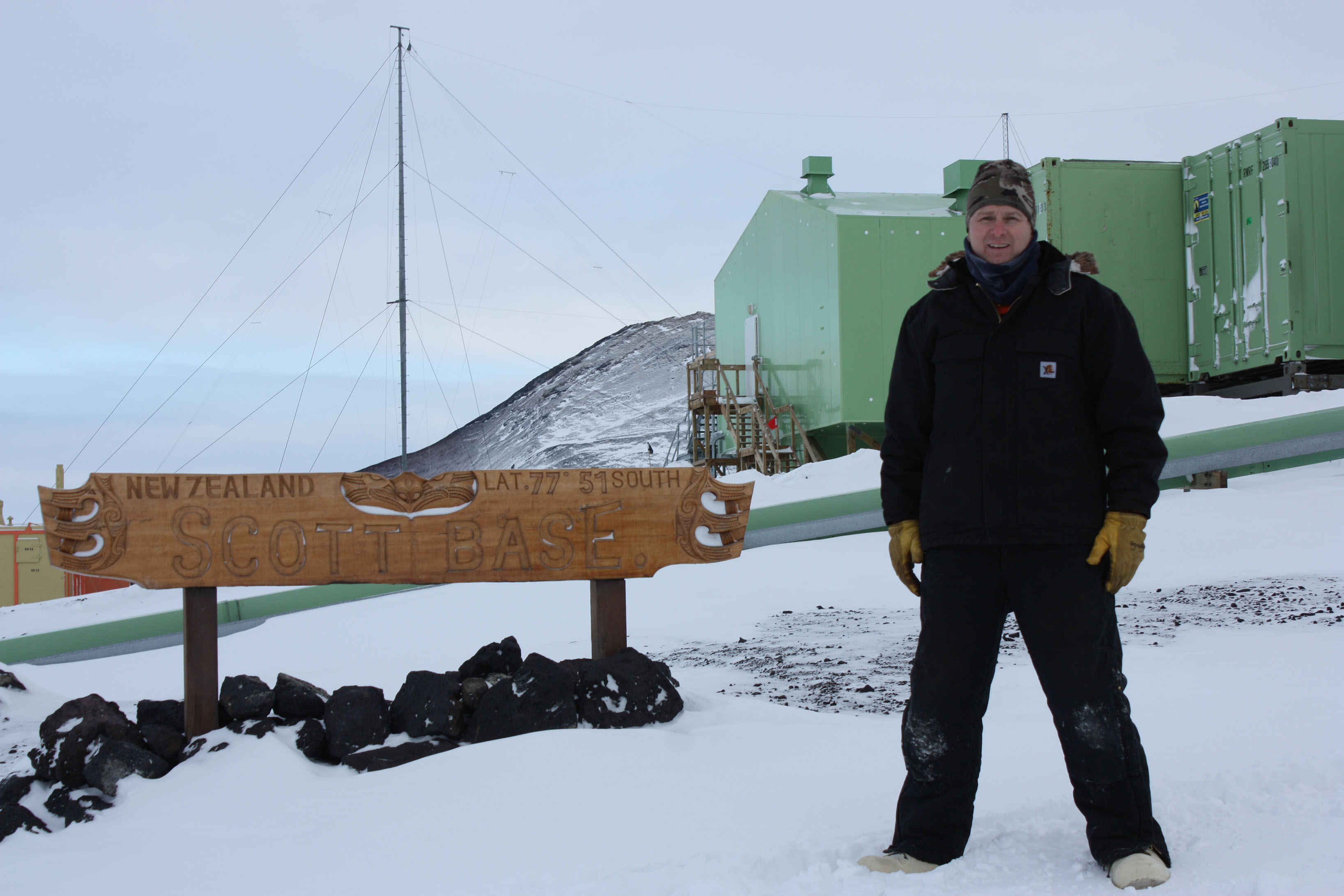 James Swainson at Scott Base