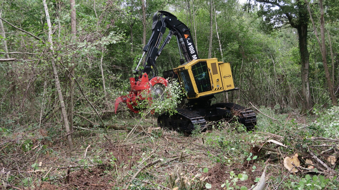 Weiler B458 Track Feller Buncher