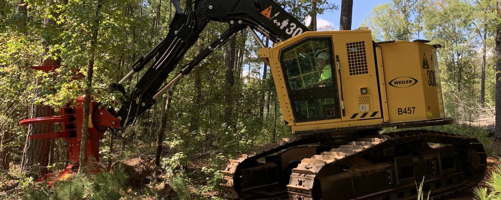 B457 Weiler Track Feller Buncher