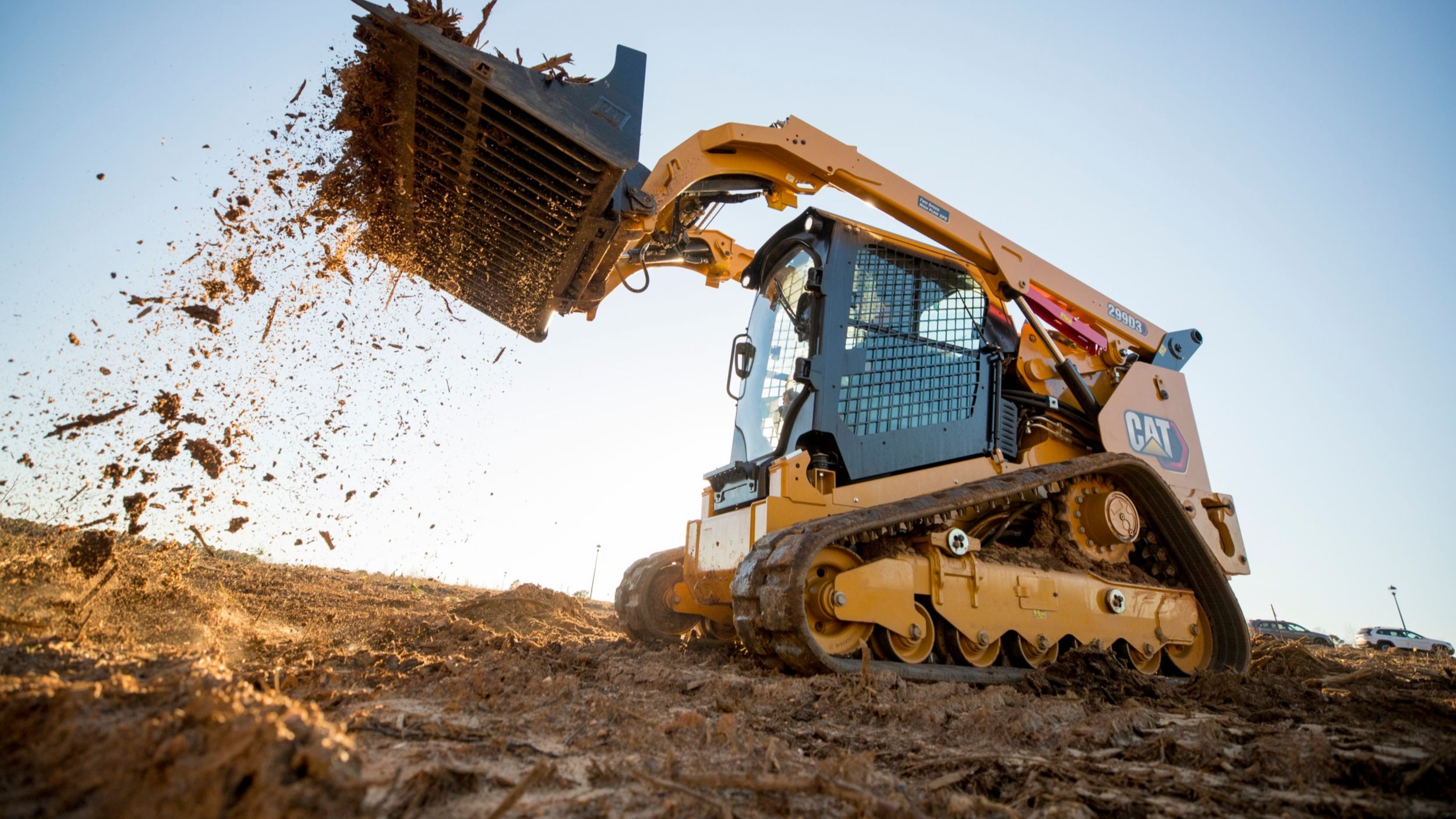 229D3 Compact Track Loader with Skeleton Bucket