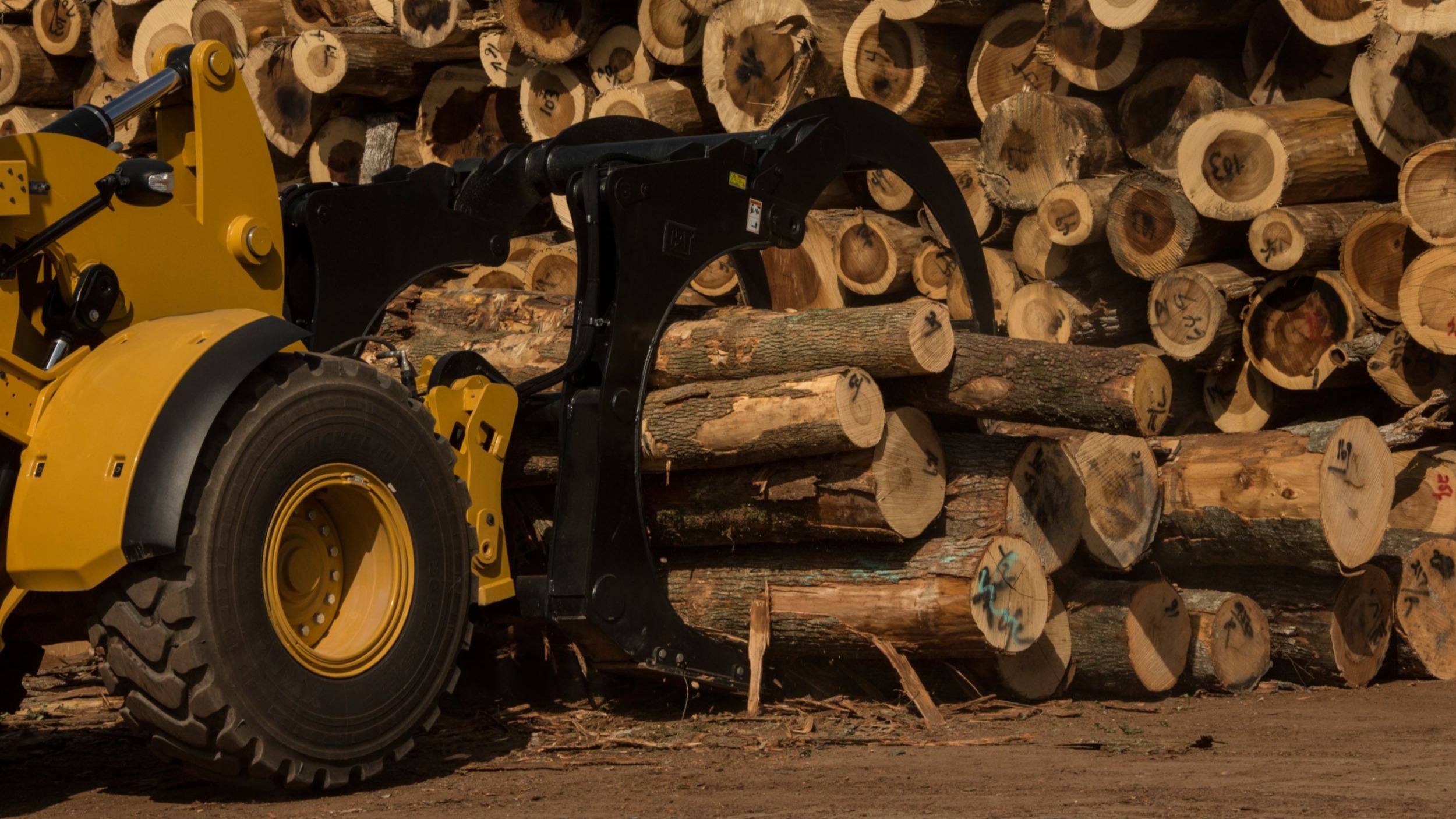 Wheel Loader Sorting Grapple Forks