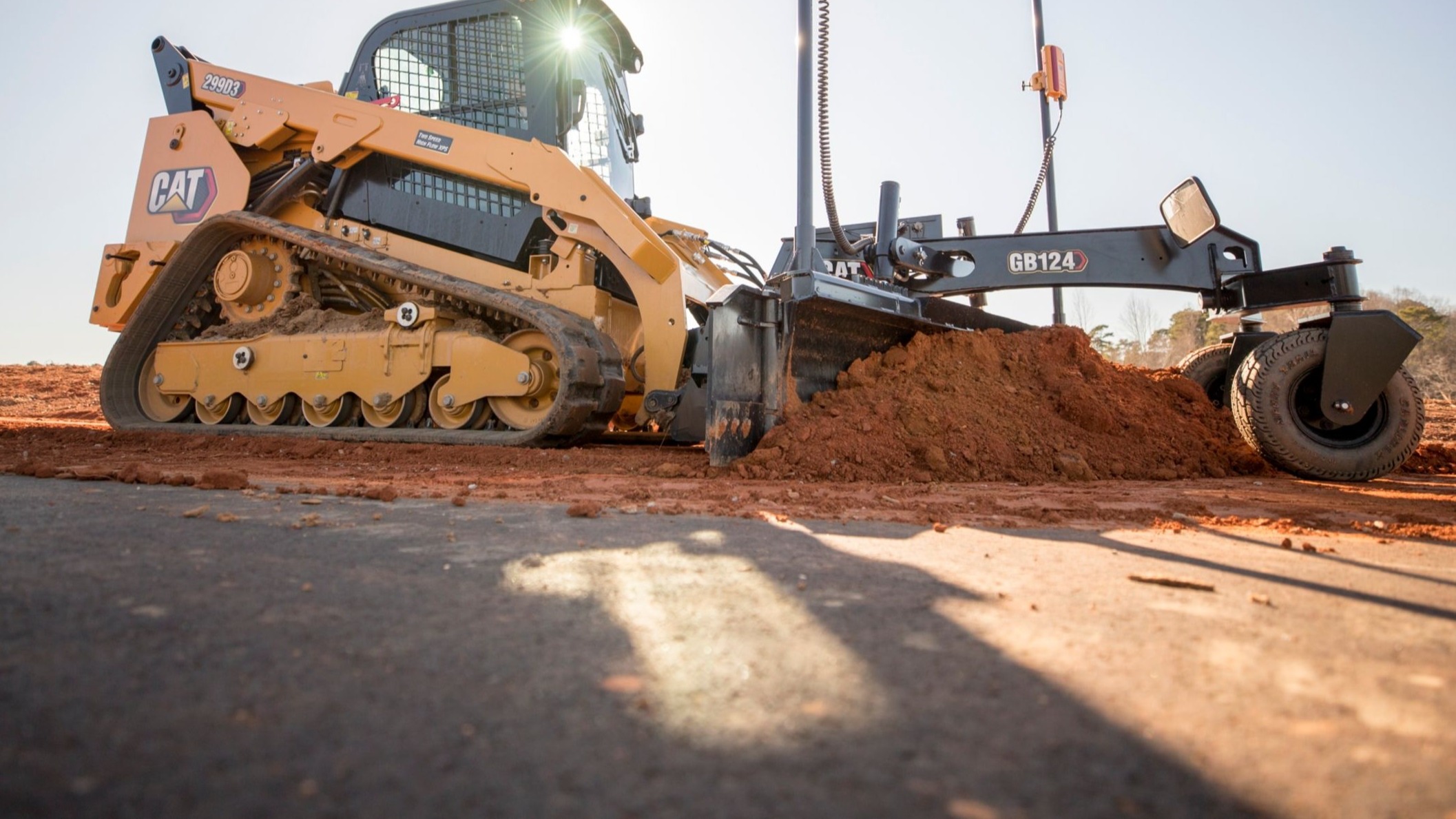 Compact Track Loader and Grader Blade