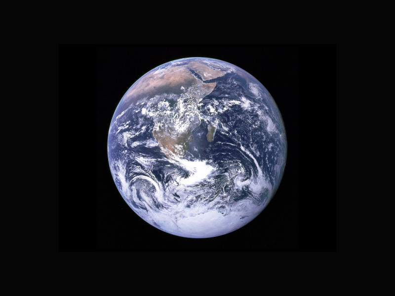 Image of the globe taken from space