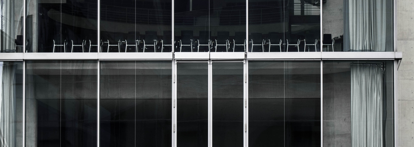 Image of a large circular window on a building