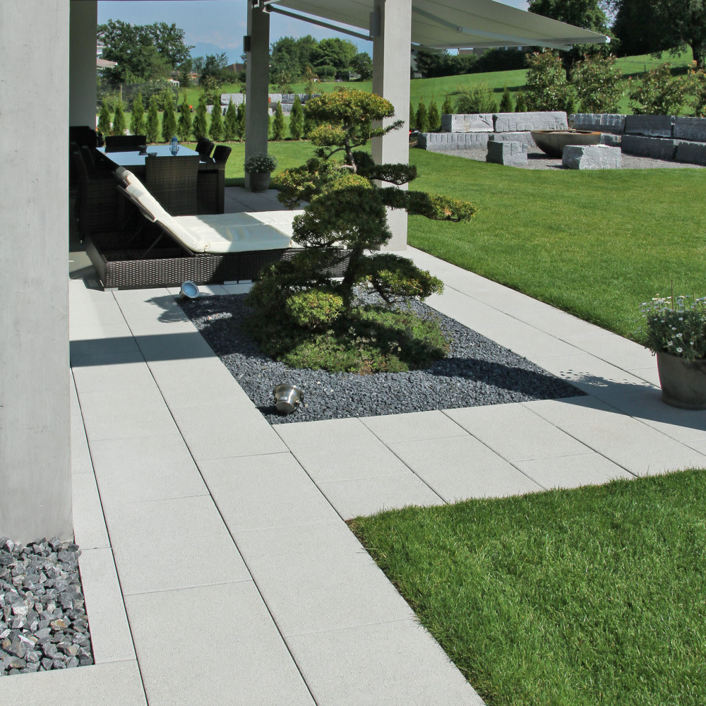 ROZFORTE® Gehwegplatten gefast glatt CREABETON BAUSTOFF AG