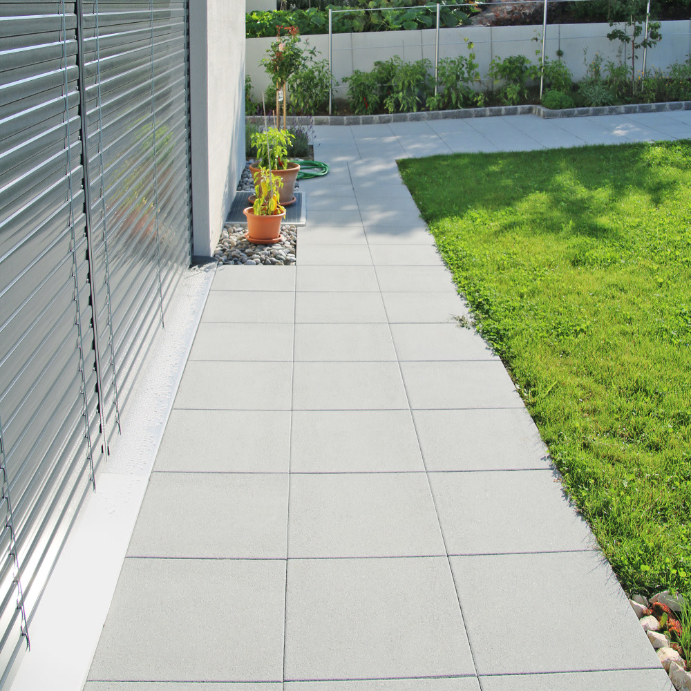 ROZFORTE® Gehwegplatten gefast glatt CREABETON BAUSTOFF AG