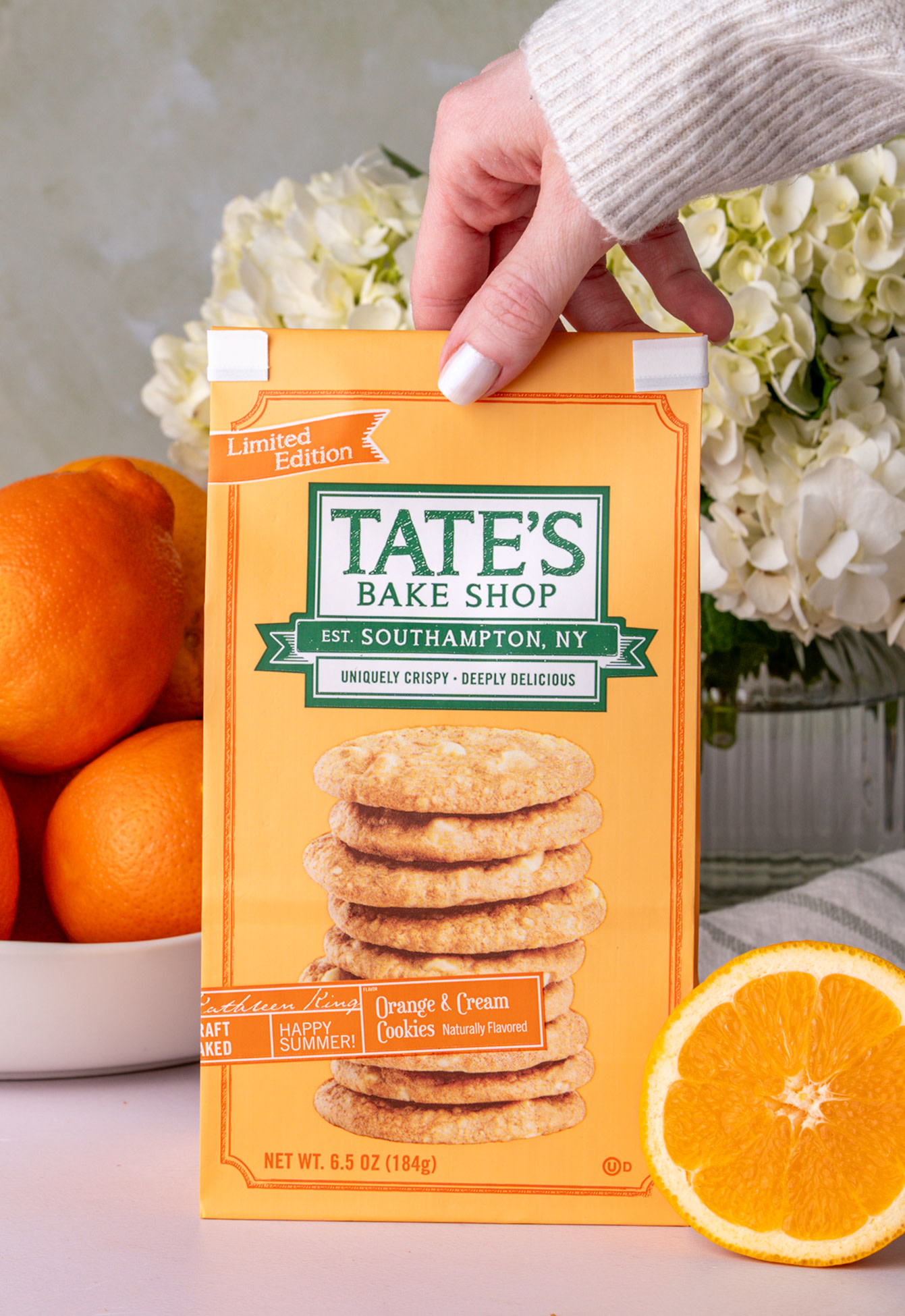 Orange and Cream Cookies Lifestyle