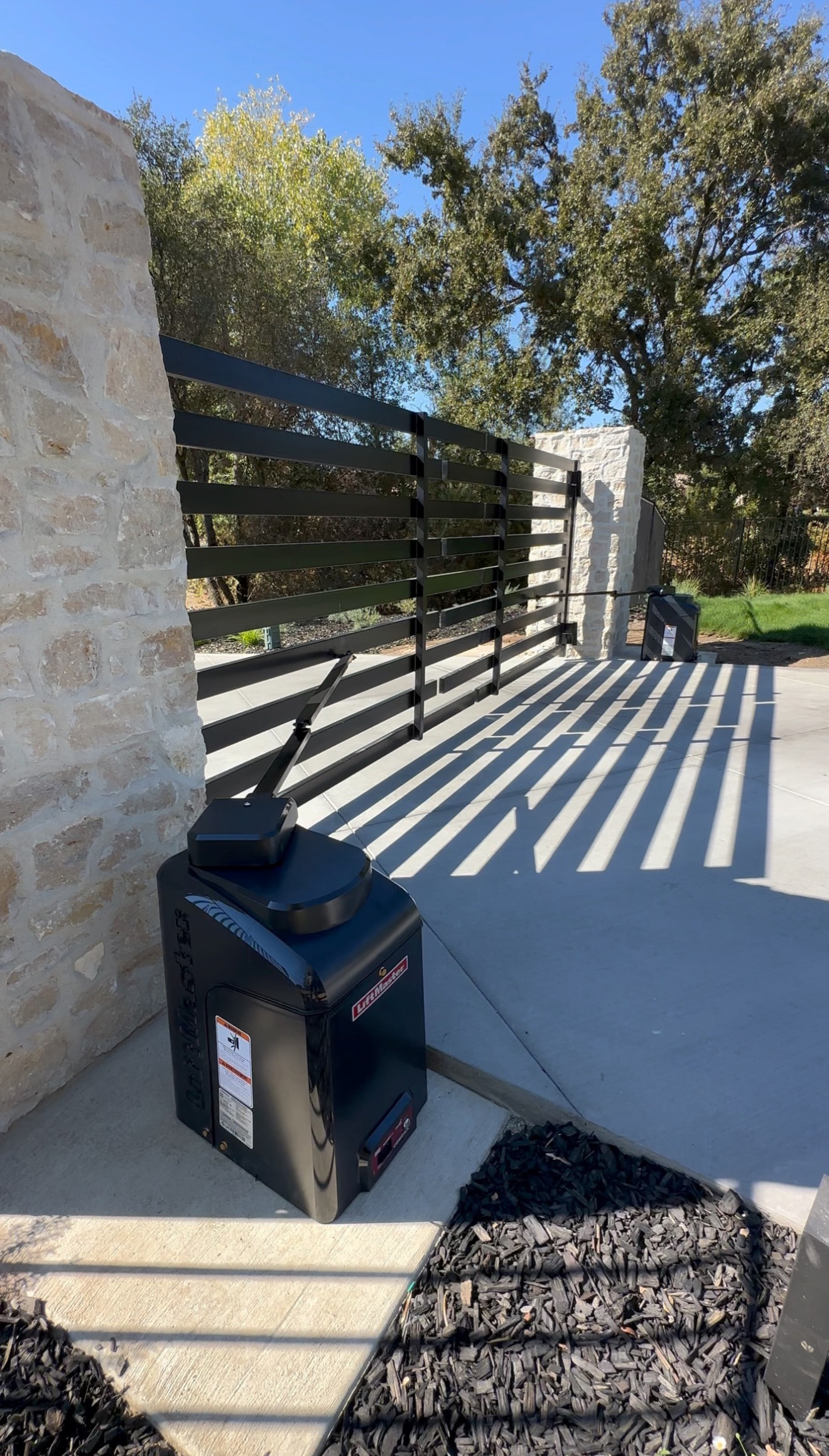 LiftMaster gate operator installed by DC Controls in Granite Bay, CA