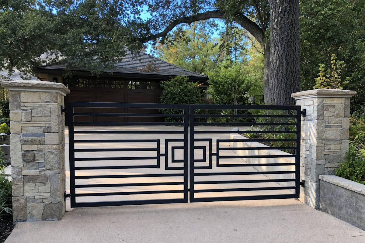 Custom Driveway Gates in Davis