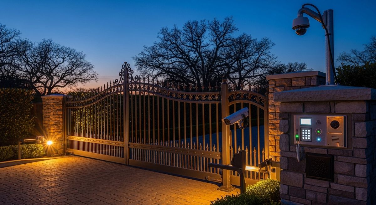 Cool Sliding Gate Installation