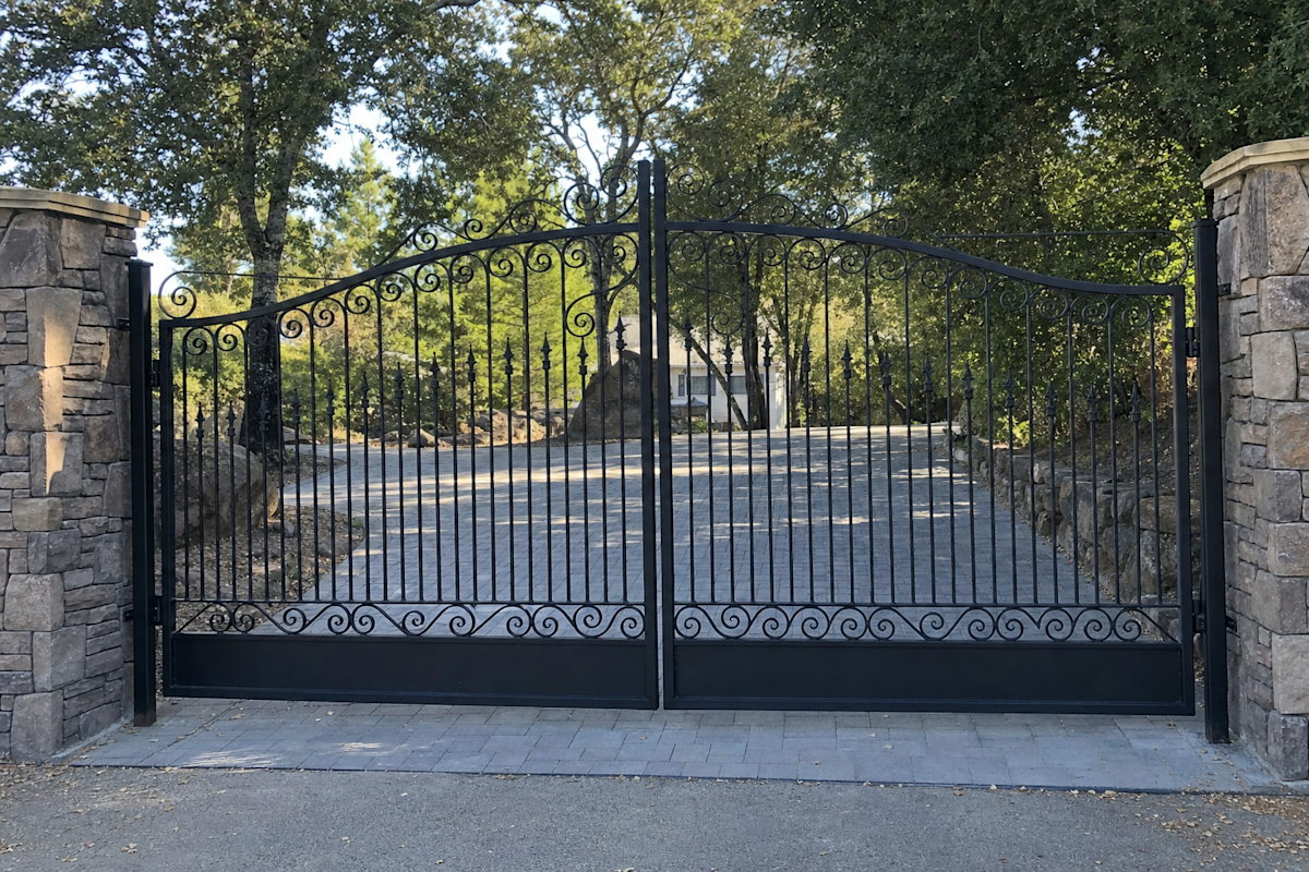 Wrought Iron Gates in Carmichael