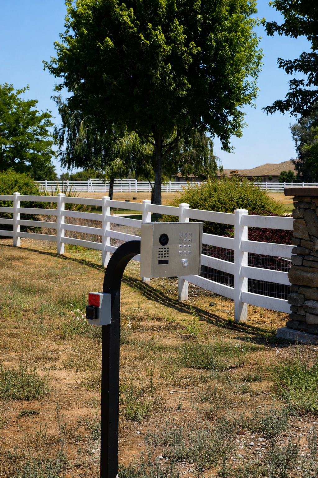 Custom Ornamental Dual Swing Gates