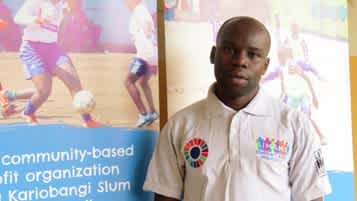 Stephen Omondi Opondo - Co-founder of Simama, a Community-Based Organisation