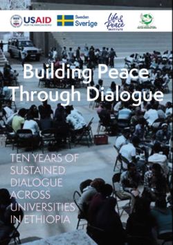 Building Peace Through Dialogue  front cover
