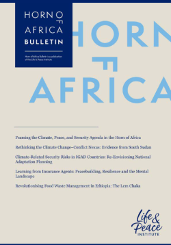 The November 2023 edition of the Horn of Africa Bulletin front cover
