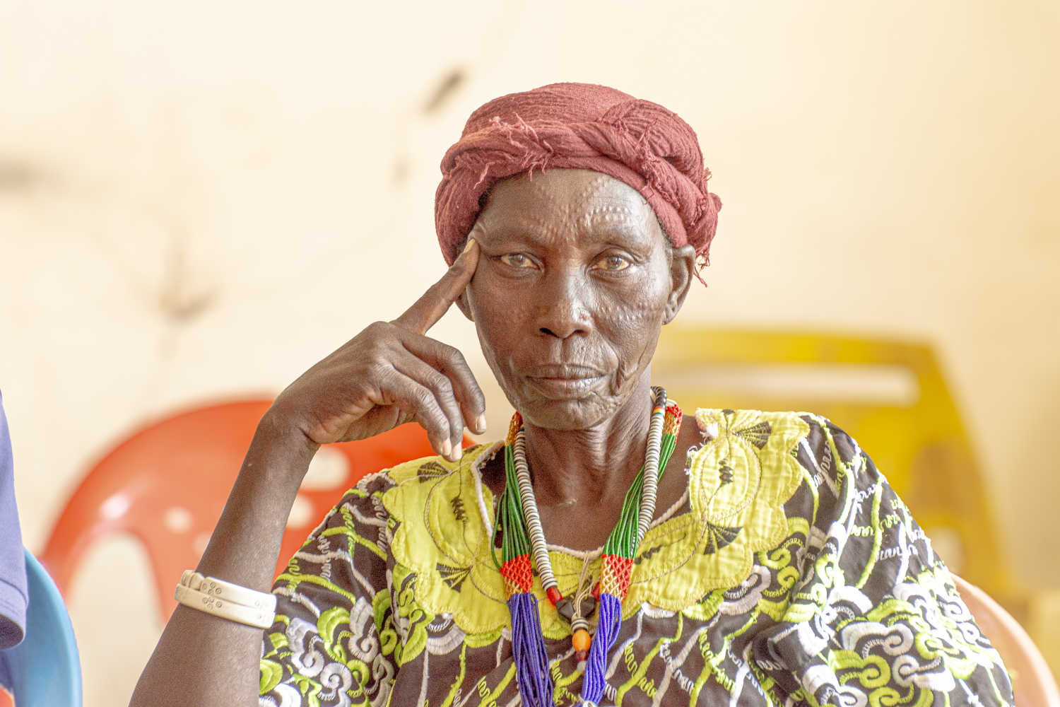 Lucia Lokitoi, farmer, and a member of one of the peace committees in South Sudan