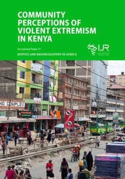 Community perceptions of violent extremism in Kenya front cover
