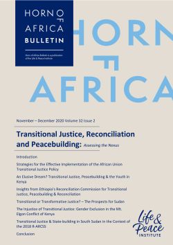 Transitional Justice, Reconciliation & Peacebuilding: Assessing the Nexus (Volume 32 - Issue 2)  front cover