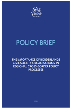 The Importance of Borderlands Civil Society Organisations in Regional Cross-Border Policy Processes  front cover