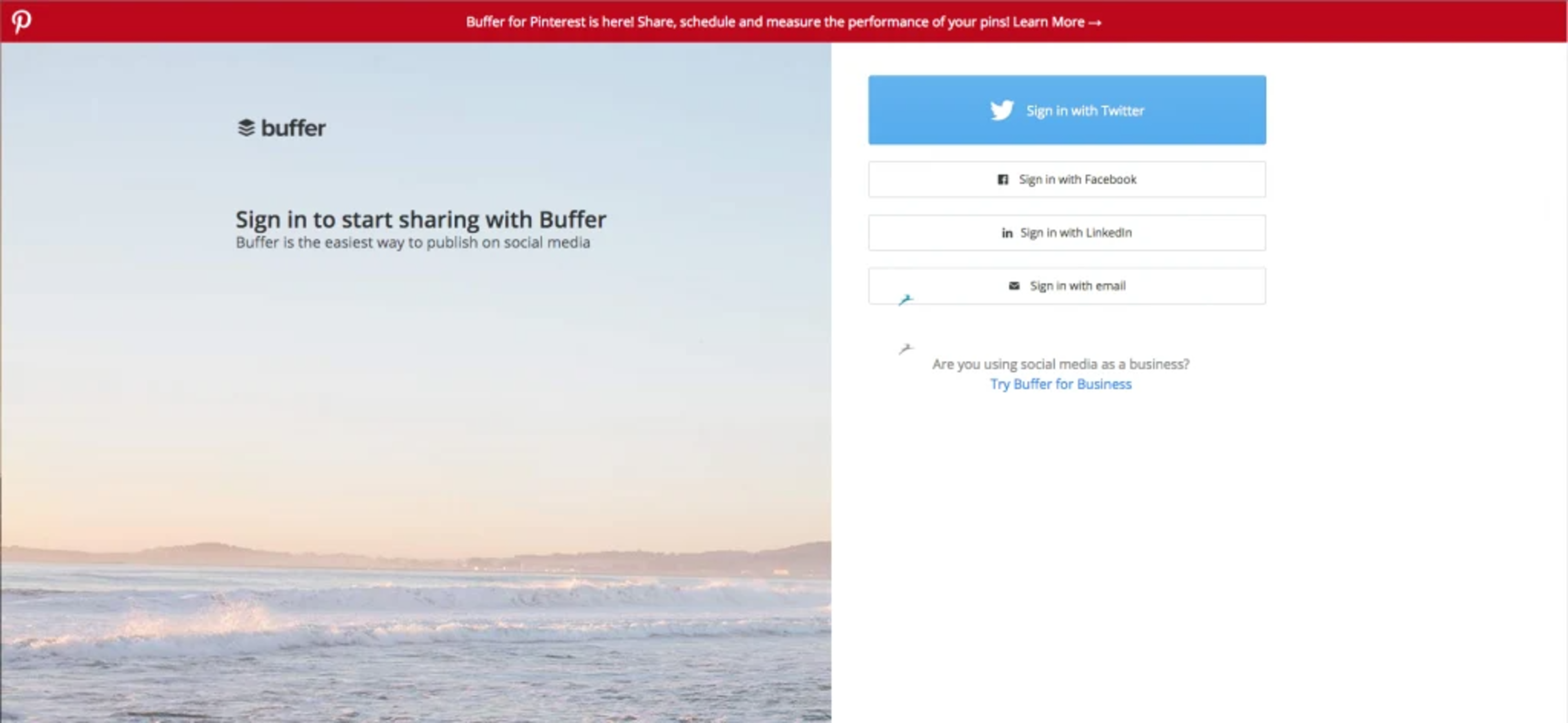buffer-homepage