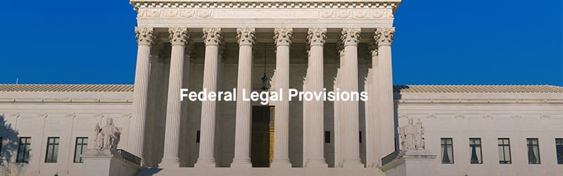 Federal Legal Provisions- Government Building