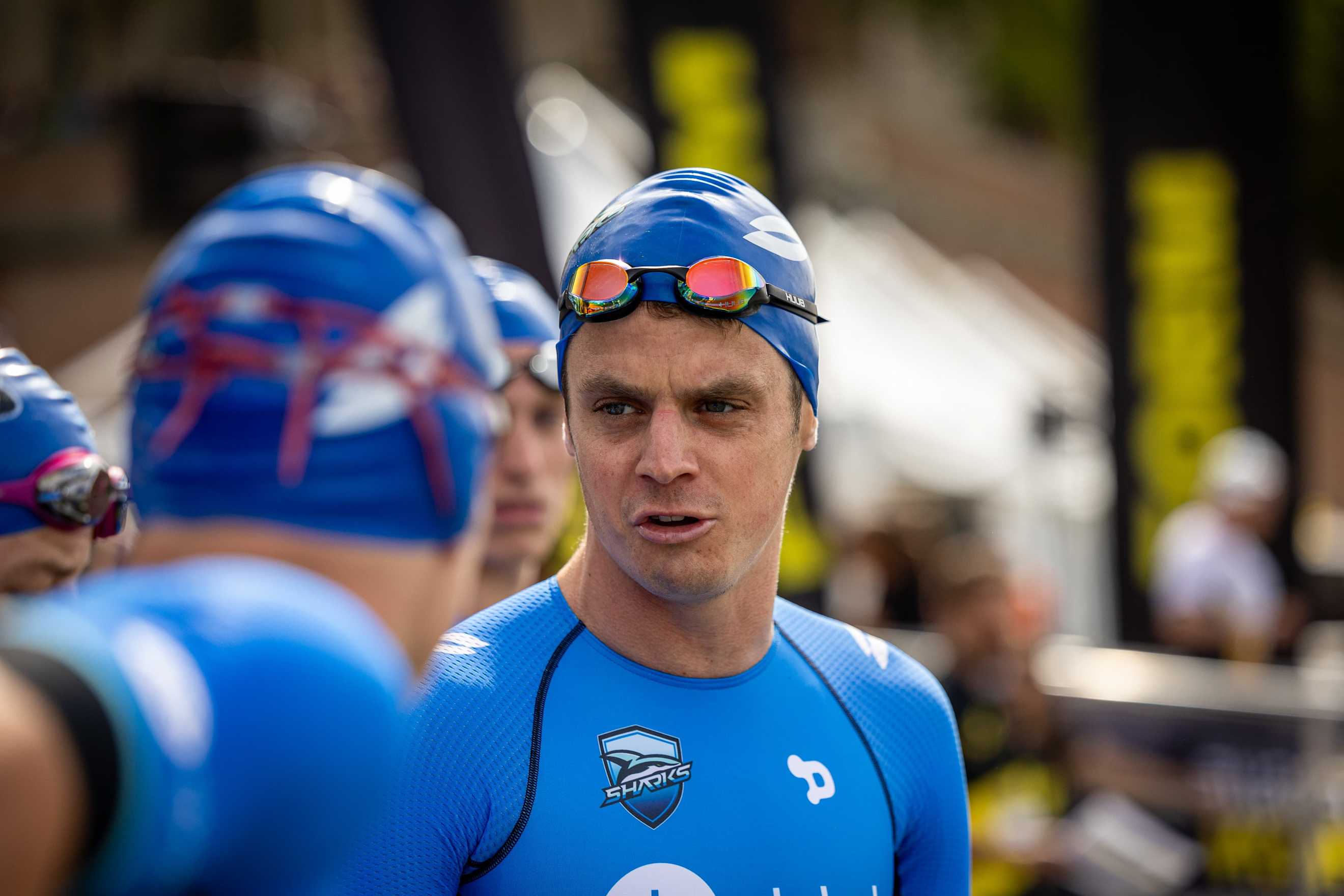 Jonny Brownlee at supertri Toulouse in 2023