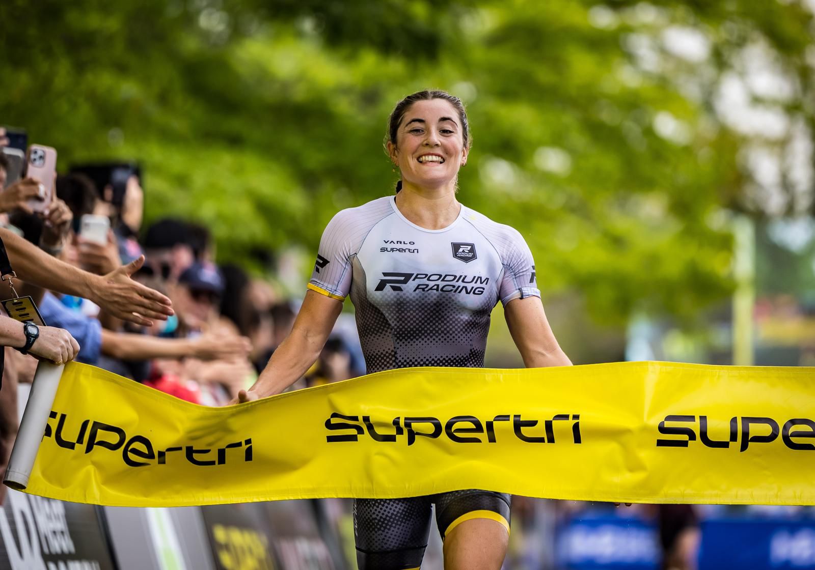 Jeanne Lehair wins Supertri in Boston