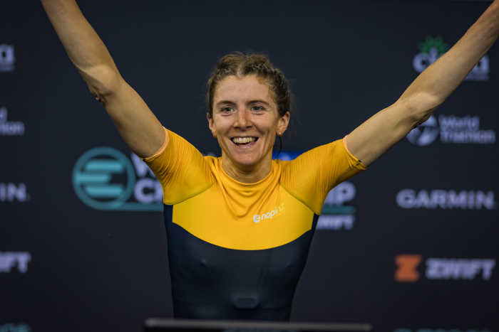 Beth Potter edges Cassandre Beaugrand in epic supertri E World Triathlon Championship showdown