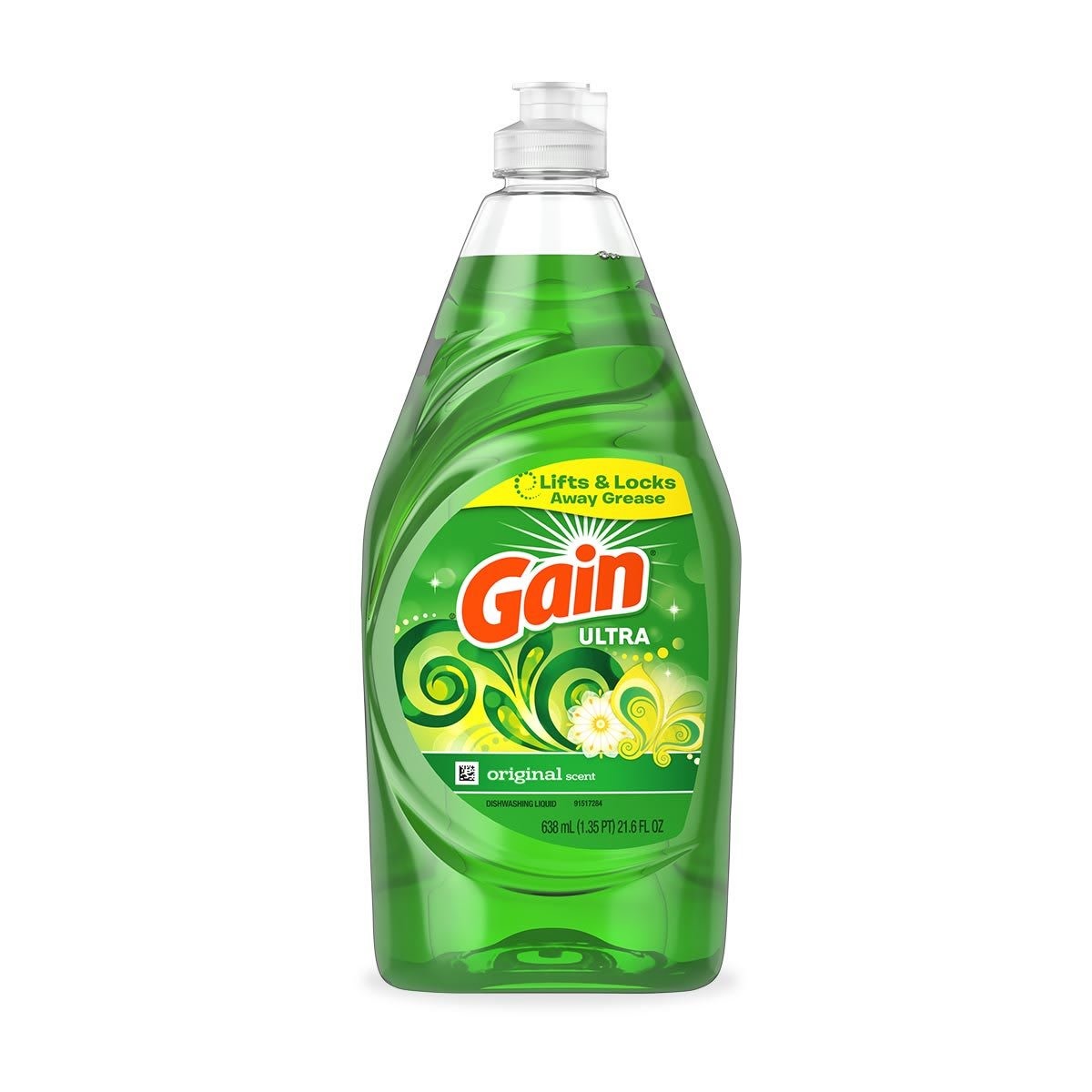 Detergente líquido para platos Gain Original