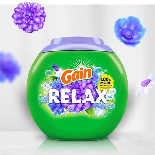 Relax Flings extragrandes con Febreze y Oxi | Gain Relax Flings extragrandes con Febreze y Oxi | Gain