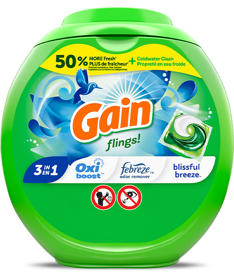 Paquete de Detergente para Ropa Blissful Breeze Flings