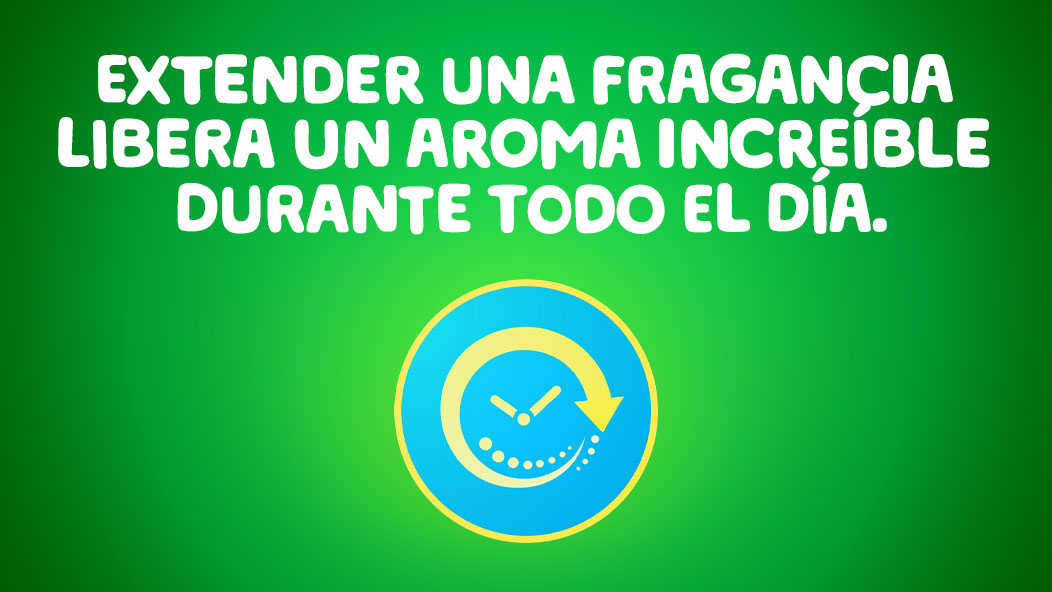 Extiende un aroma libera un aroma increíble durante todo el día