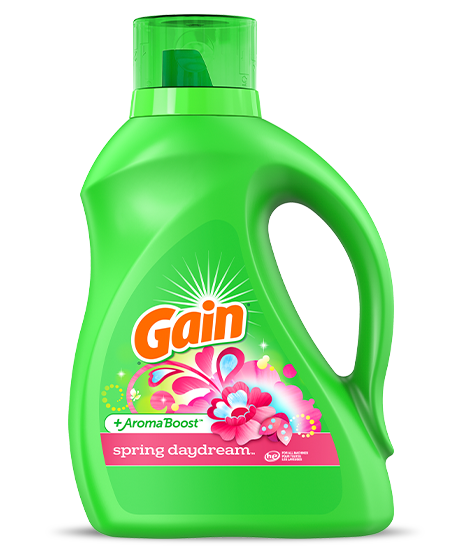 Botella de detergente líquido para ropa Gain Spring Daydream