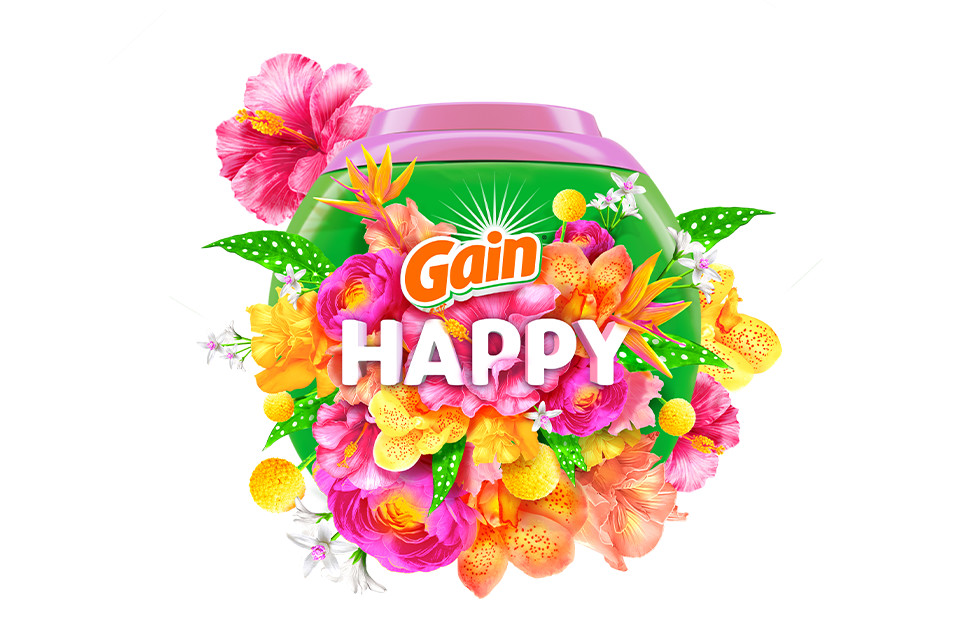 Gain Happy Laundry Products