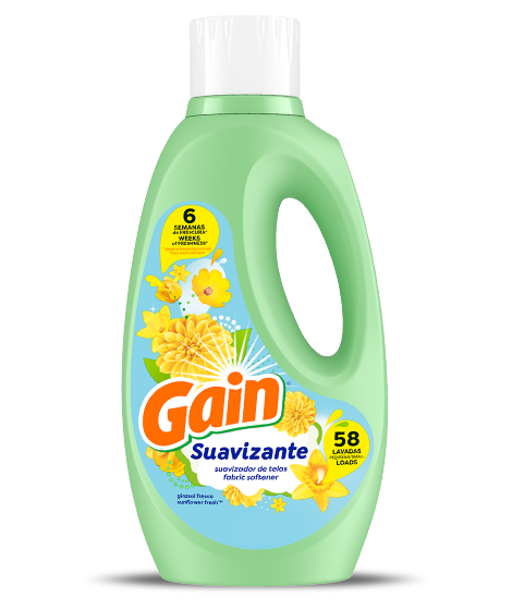 Botella de detergente para la ropa Gain Sunflower Fresh Fabric Softener