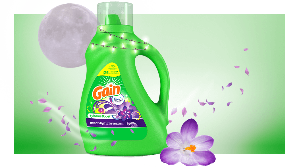 Botella de Detergente Líquido para la Ropa Gain Moonlight Breeze