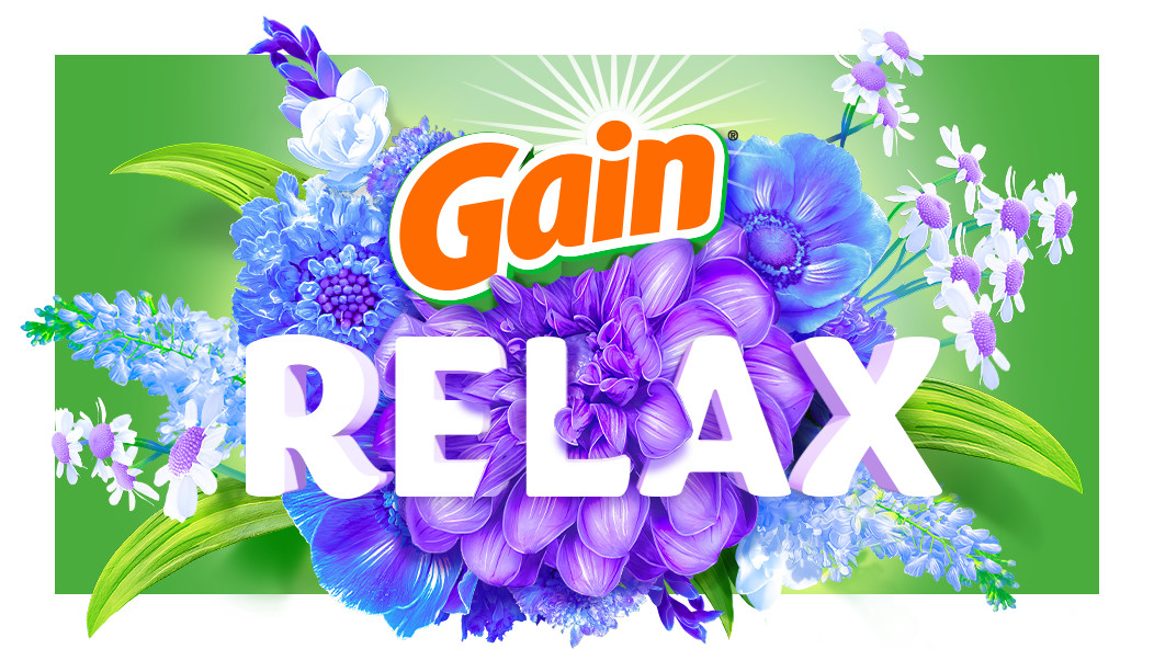Visual de la experiencia del aroma Gain Relax