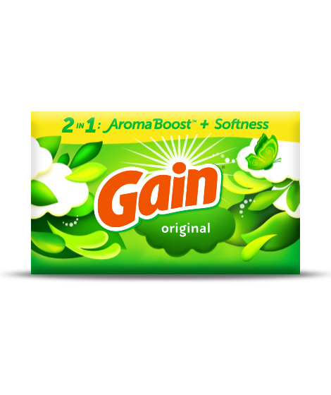 Envase con hojitas para secadora Gain Original