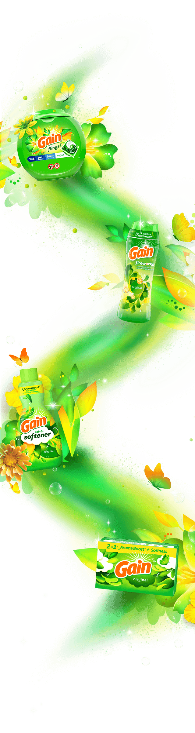 Familia Gain para aroma Original