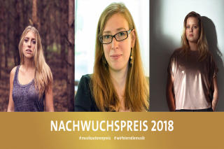 Anna-Marlene Bicking, Kathrin A. Denner und Lina Maly erhalten Nachwuchspreis