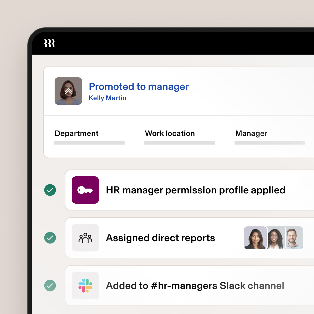 Employee transitions - Promote employees in 90 seconds [Berry]