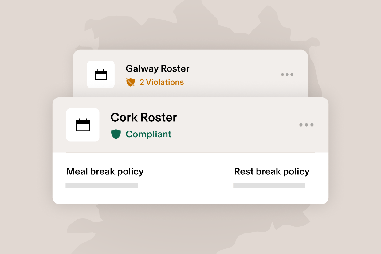3:2 - Compliance, Meal Break Policy, with map, berry