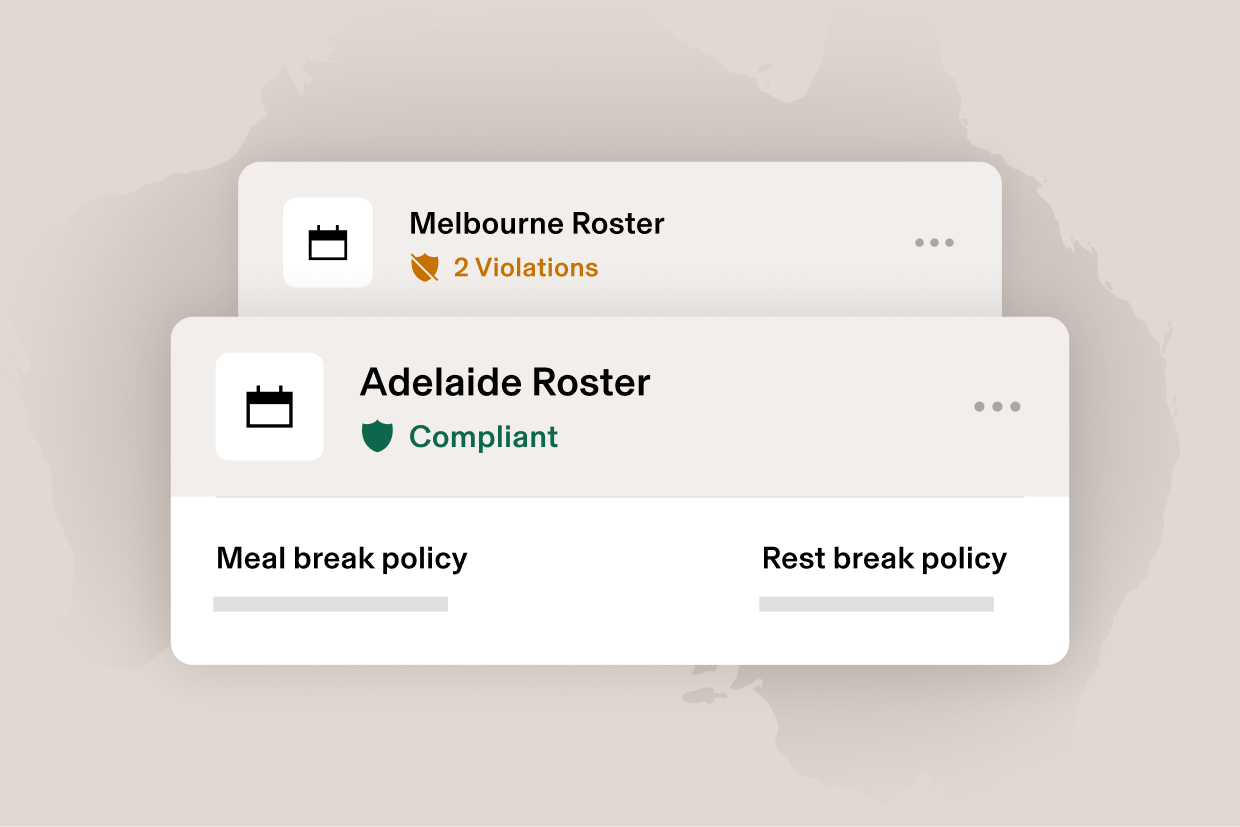 3:2 - Compliance, Meal Break Policy, with map, berry