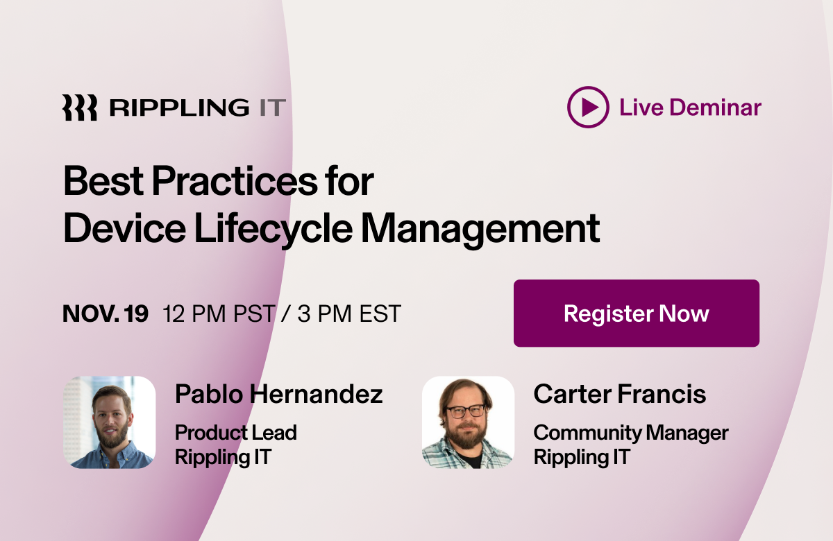 Device Lifecycle Management Email Blast