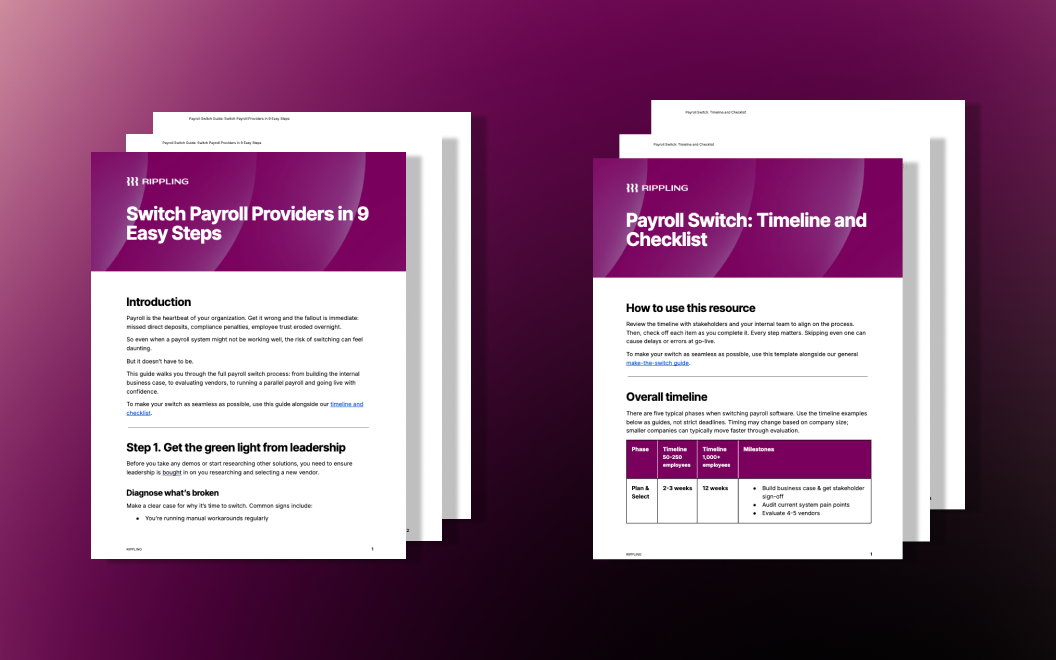 Image | Payroll Switch Kit Cover Image