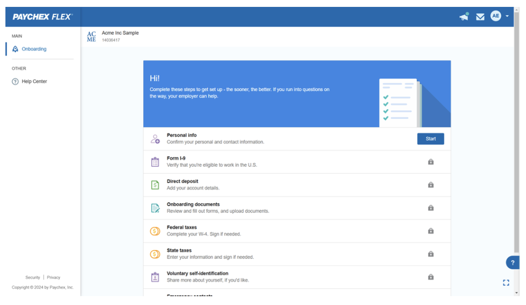 Paychex Onboarding Software
