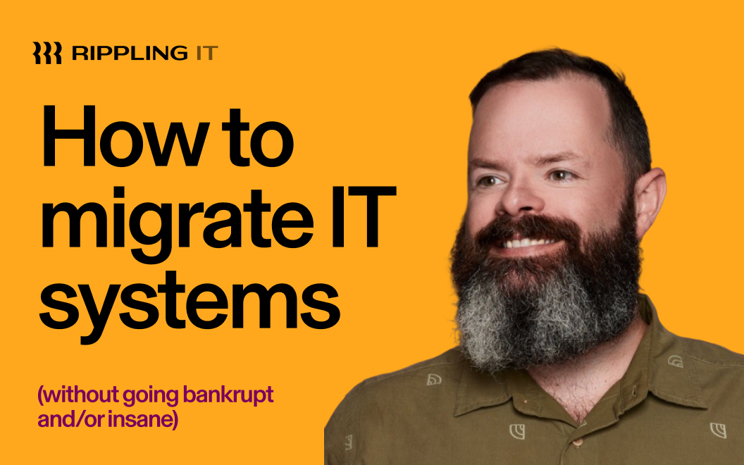 Photograph of Todd Horner with text overlaid that says IT System Swaps: How to Cut Costs and Migrate with Confidence